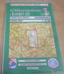 Vltava pod Vyšším Brodem a Blanský les 1 : 50 000 (1995) mapa 