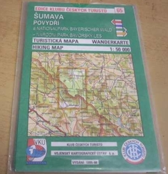 Šumava. Povydří 1 : 50 000 (1998) mapa