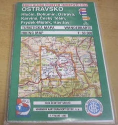 Ostravsko - Hlučín, Bohumín, Ostrava, Karviná, Český Těšín, Frýdek-Místek, Havířov 1 : 50 000 (1997) mapa