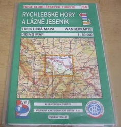 Rychlebské hory a Lázně Jeseník 1 : 50 000 (1997) mapa  