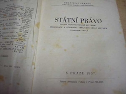 Stanislav Stanko - Státní právo (1937)