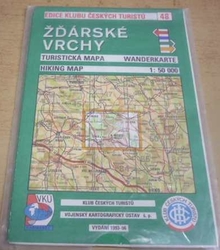 Žďárské vrchy 1 : 50 000 (1996) mapa   