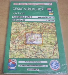 České středohoří - východ 1 : 50 000 (1998) mapa  