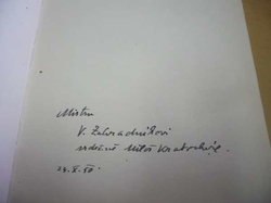 Miloš Václav Kratochvíl - Pochodeň (1950) VĚNOVÁNÍ OD AUTORA !!!
