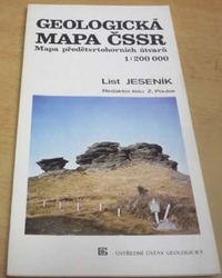 Z. Pouba - Geologická mapa ČSSR. Mapa předčtvrtohorních útvarů. List Jeseník 1 : 200 000 (1990)  