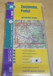 Znojemsko, Podyjí 1 : 100 000 (2004) mapa