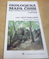 T. Buday - Geologická mapa ČSSR. Mapa předčtvrtohorních útvarů. List Gottwaldov 1 : 200 000 (1990)  