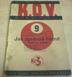 Herbert N. Casson - Jak správně řečnit (1938)