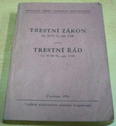 Trestní zákon. Trestní řád pro SNB (1950)
