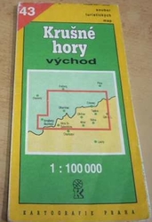 Krušné hory - východ 1 : 100 000 (1991) mapa