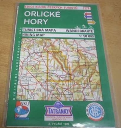 Orlické hory 1 : 50 000 (1999) mapa   