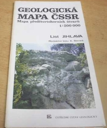 K. Beneš - Geologická mapa ČSSR. Mapa předčtvrtohorních útvarů. List Jihlava 1 : 200 000 (1990)   