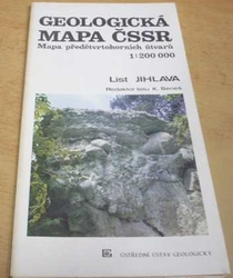 K. Beneš - Geologická mapa ČSSR. Mapa předčtvrtohorních útvarů. List Jihlava 1 : 200 000 (1990)  