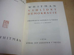 Walt Whitman - Vyhlídky demokracie (1936)