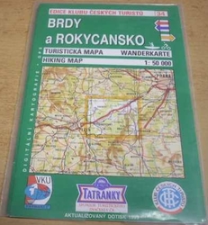 Brdy a Rokycansko 1 : 50 000 (1999) mapa 