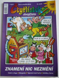 Čtyřlístek Dvojčíslo č.739/740 Znamení nic nezmění